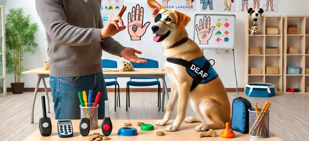 Tools and Resources for Teaching Sign Language to Deaf Dogs